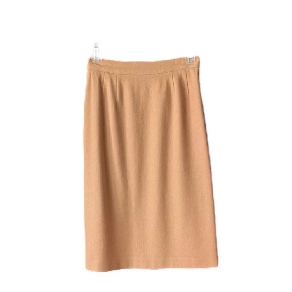Vintage 70s Block Island pure wool pencil skirt.